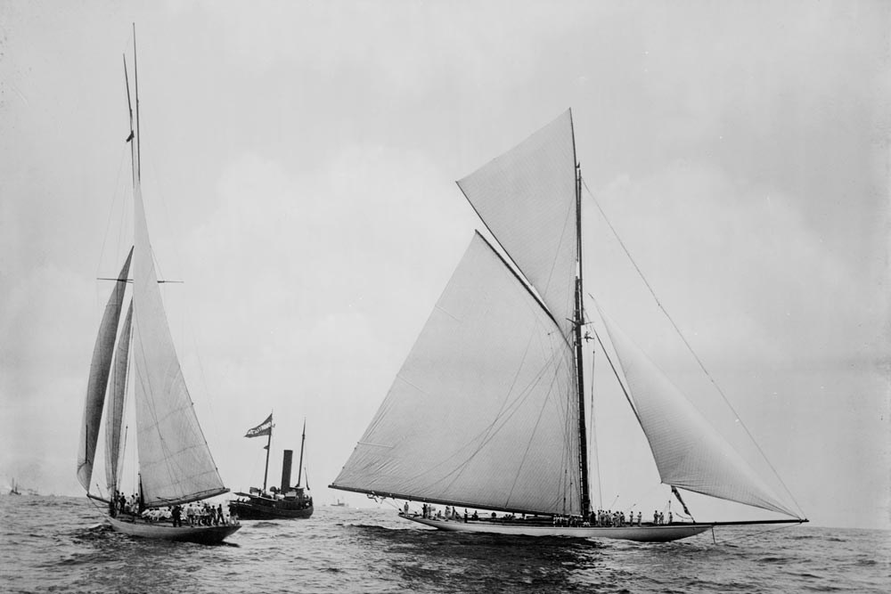 Defender, Valkyrie III, 1895 Sept 7, c1895