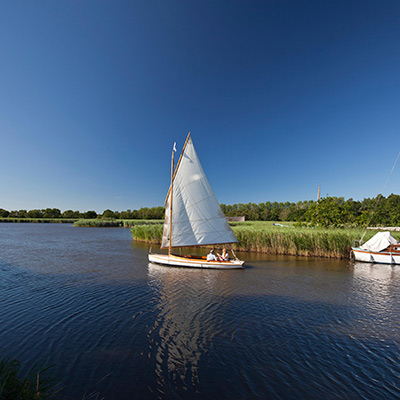 dinghy trails east, Northern Broads