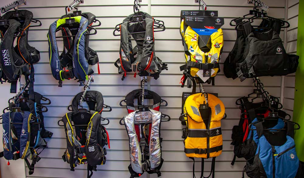 multiple types of lifejackets